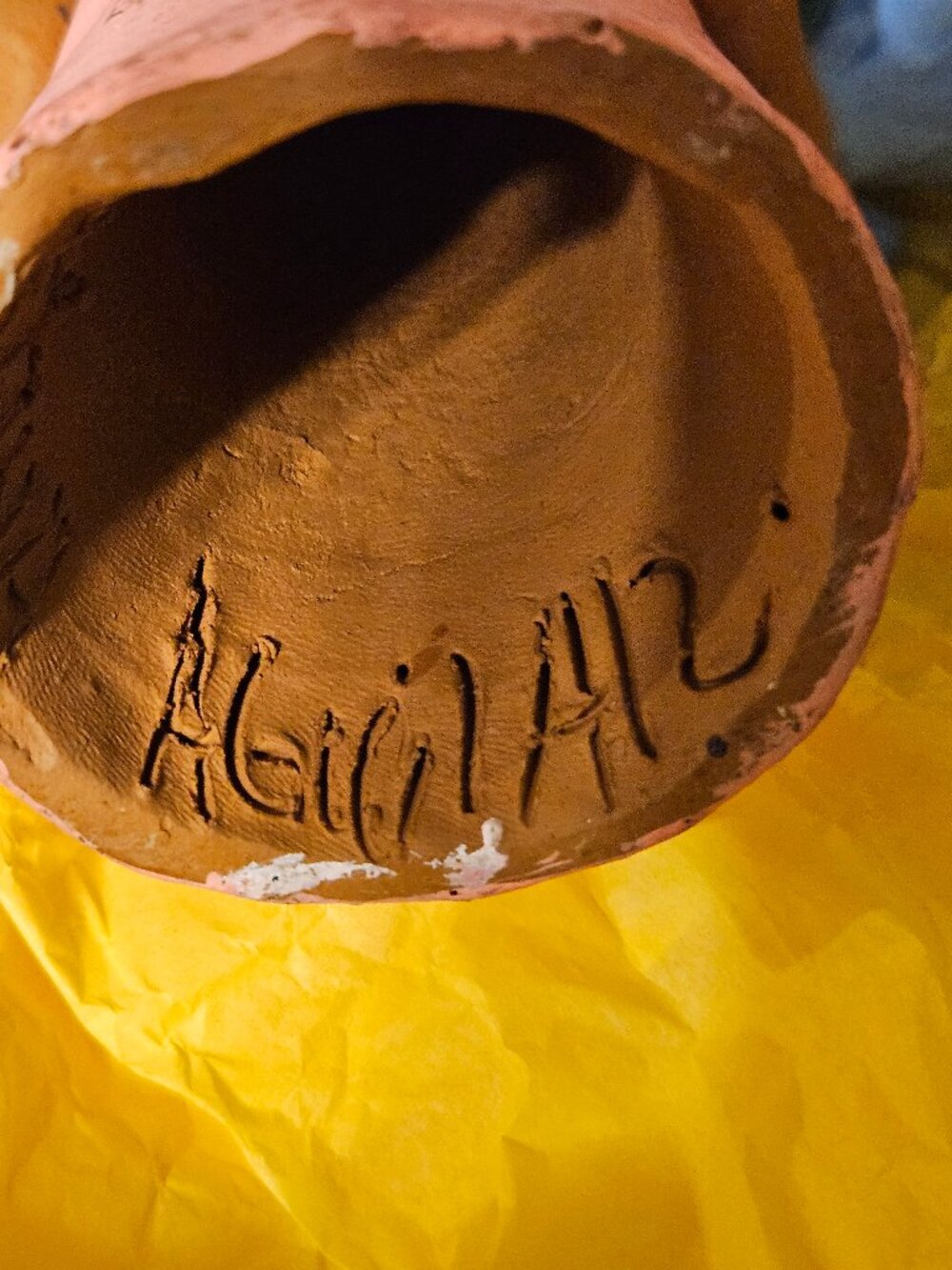 VINTAGE OAXACAN FLOWER SELLER CLAY SCULPTURE BY JOSEFINA AGUILAR SIGNED STUNNING - Picture 10 of 11